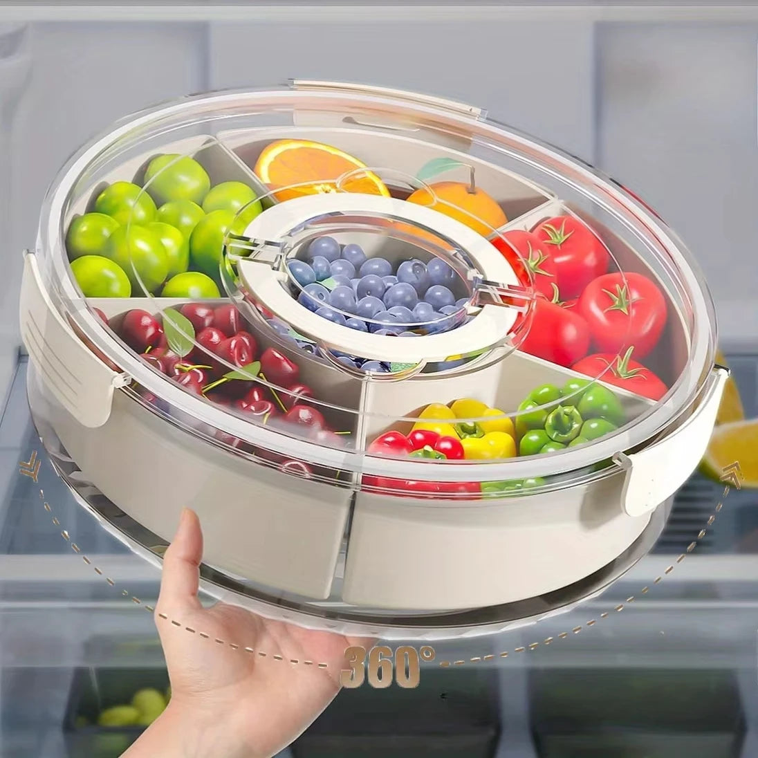 Spin & Serve Snack Tray
